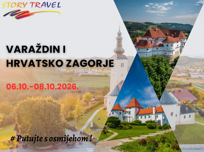 06.10.-08.10.2026. OŠ Tar Vabriga - Varaždin i Hrvatsko zagorje 3 dana