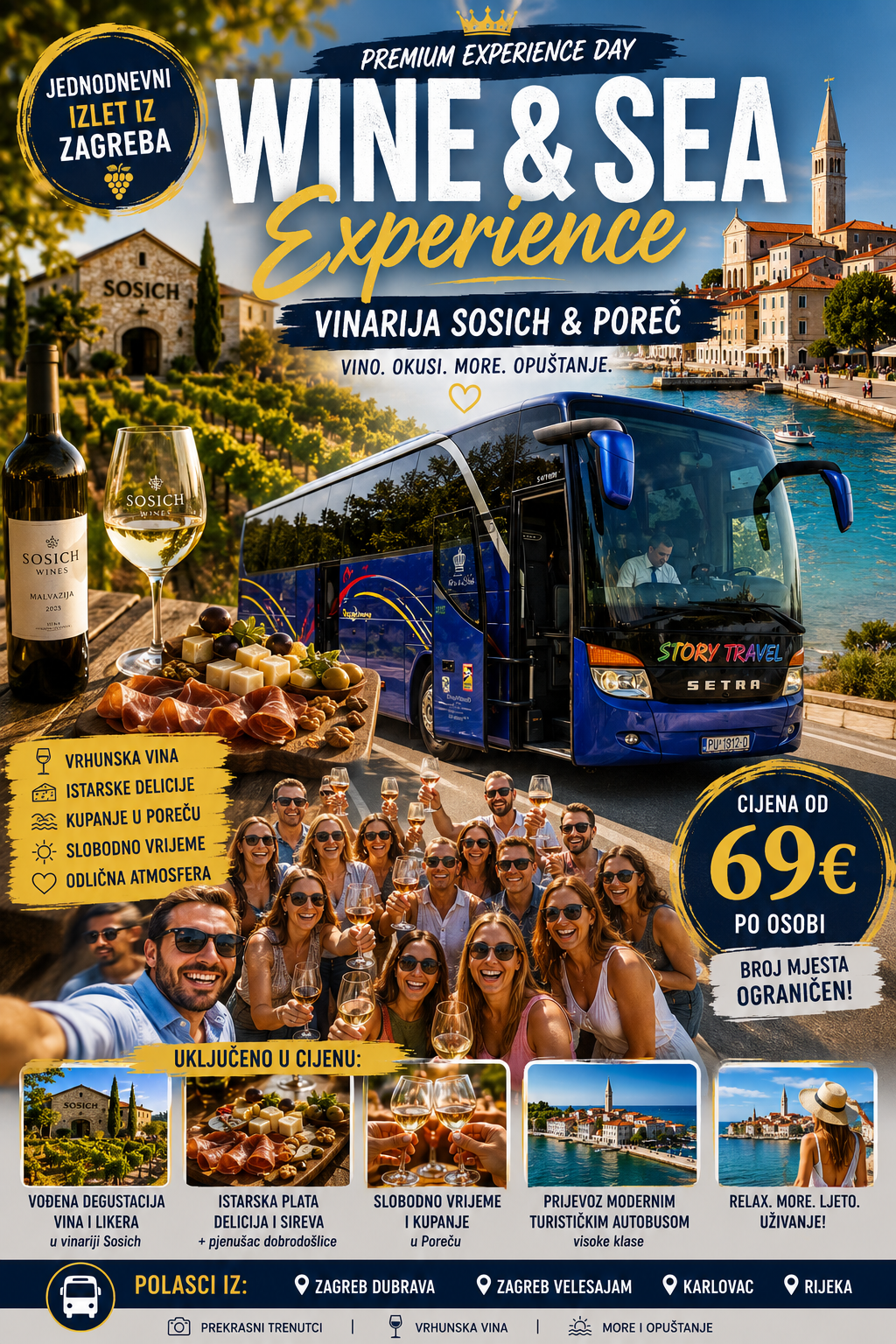 PREMIUM WINE & SEA EXPERIENCE – SOSICH WINES & POREČ