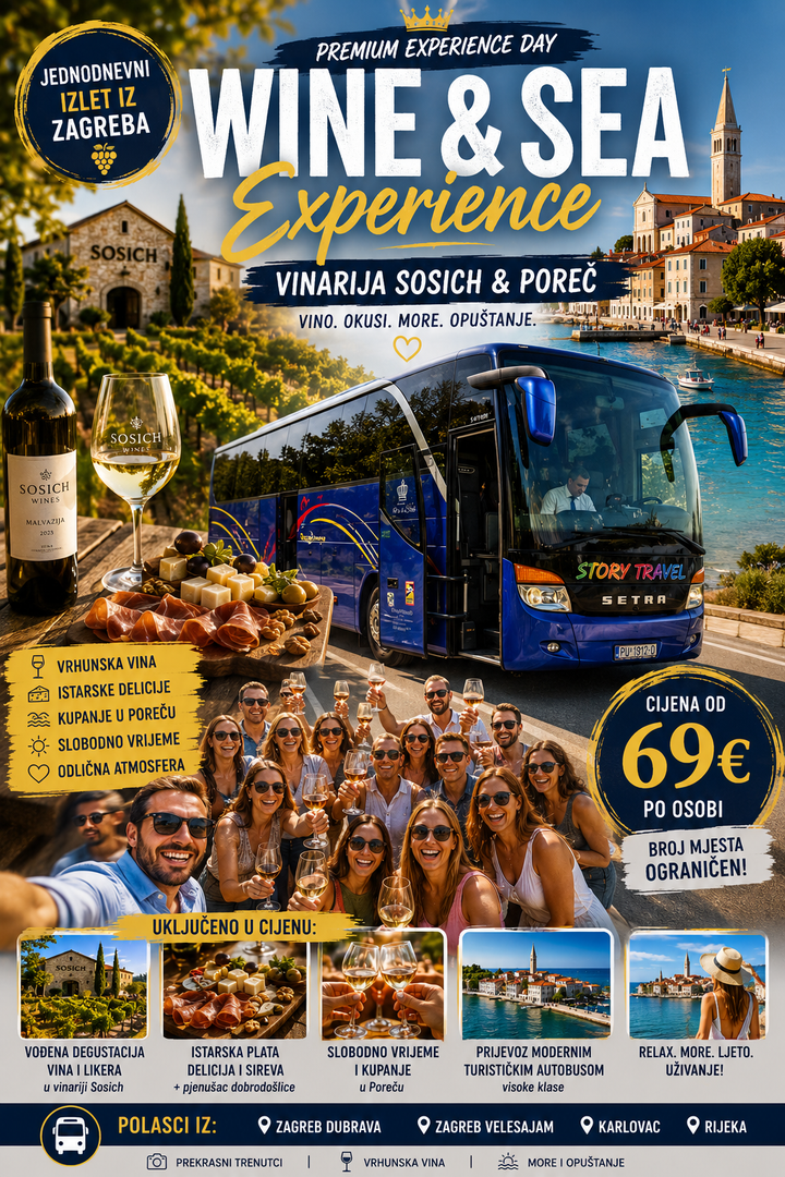 PREMIUM WINE & SEA EXPERIENCE – SOSICH WINES & POREČ
