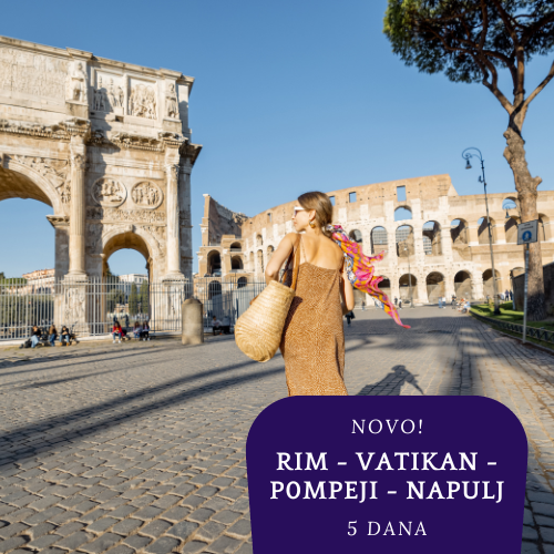 NOVO 2026. : Rim - Vatikan - Pompeji - Napulj - Orvieto (5 dana)
