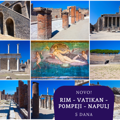 NOVO 2026. : Rim - Vatikan - Pompeji - Napulj - Orvieto (5 dana)